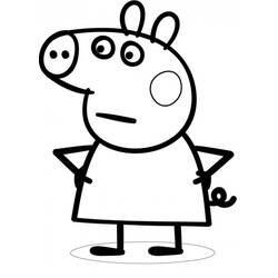 Disegno da colorare: Peppa Pig (Cartoni animati) #43937 - Pagine da Colorare Stampabili Gratuite