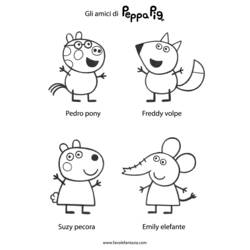Disegno da colorare: Peppa Pig (Cartoni animati) #43943 - Pagine da Colorare Stampabili Gratuite