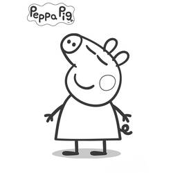 Disegno da colorare: Peppa Pig (Cartoni animati) #43946 - Pagine da Colorare Stampabili Gratuite