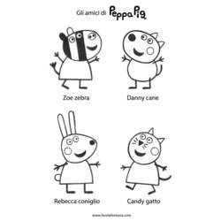 Disegno da colorare: Peppa Pig (Cartoni animati) #43951 - Pagine da Colorare Stampabili Gratuite