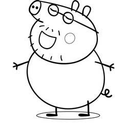 Disegno da colorare: Peppa Pig (Cartoni animati) #43954 - Pagine da Colorare Stampabili Gratuite