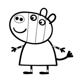 Disegno da colorare: Peppa Pig (Cartoni animati) #43956 - Pagine da Colorare Stampabili Gratuite