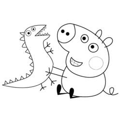 Disegno da colorare: Peppa Pig (Cartoni animati) #43961 - Pagine da Colorare Stampabili Gratuite