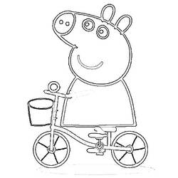 Disegno da colorare: Peppa Pig (Cartoni animati) #43966 - Pagine da Colorare Stampabili Gratuite