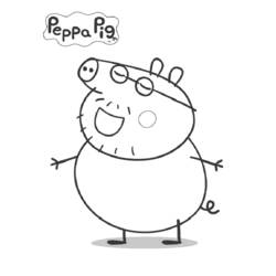 Disegno da colorare: Peppa Pig (Cartoni animati) #43967 - Pagine da Colorare Stampabili Gratuite