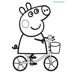 Disegno da colorare: Peppa Pig (Cartoni animati) #43968 - Pagine da Colorare Stampabili Gratuite