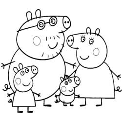 Disegno da colorare: Peppa Pig (Cartoni animati) #43978 - Pagine da Colorare Stampabili Gratuite