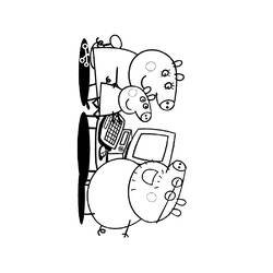 Disegno da colorare: Peppa Pig (Cartoni animati) #43986 - Pagine da Colorare Stampabili Gratuite