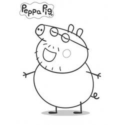 Disegno da colorare: Peppa Pig (Cartoni animati) #44000 - Pagine da Colorare Stampabili Gratuite