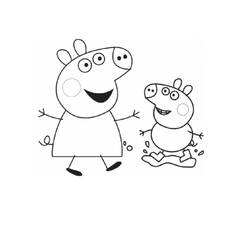Disegno da colorare: Peppa Pig (Cartoni animati) #44008 - Pagine da Colorare Stampabili Gratuite