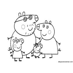Disegno da colorare: Peppa Pig (Cartoni animati) #44013 - Pagine da Colorare Stampabili Gratuite