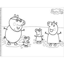 Disegno da colorare: Peppa Pig (Cartoni animati) #44021 - Pagine da Colorare Stampabili Gratuite