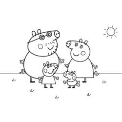 Disegno da colorare: Peppa Pig (Cartoni animati) #44041 - Pagine da Colorare Stampabili Gratuite