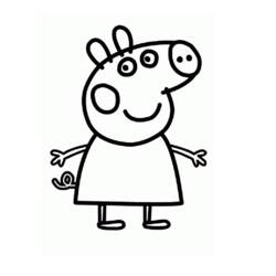 Disegno da colorare: Peppa Pig (Cartoni animati) #44042 - Pagine da Colorare Stampabili Gratuite