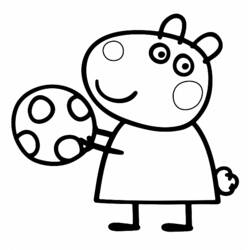 Disegno da colorare: Peppa Pig (Cartoni animati) #44046 - Pagine da Colorare Stampabili Gratuite