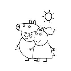 Disegno da colorare: Peppa Pig (Cartoni animati) #44070 - Pagine da Colorare Stampabili Gratuite