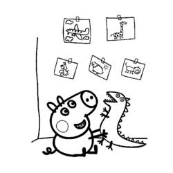 Disegno da colorare: Peppa Pig (Cartoni animati) #44081 - Pagine da Colorare Stampabili Gratuite