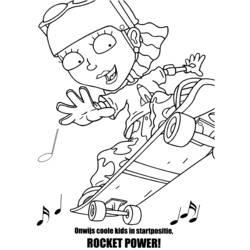 Disegno da colorare: Potenza del razzo (Cartoni animati) #52241 - Pagine da Colorare Stampabili Gratuite