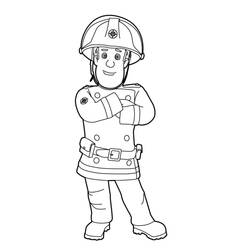 Disegno da colorare: Sam il pompiere (Cartoni animati) #39770 - Pagine da Colorare Stampabili Gratuite