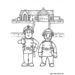 Disegno da colorare: Sam il pompiere (Cartoni animati) #39787 - Pagine da Colorare Stampabili Gratuite