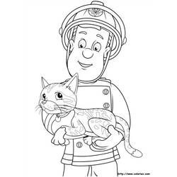 Disegno da colorare: Sam il pompiere (Cartoni animati) #39797 - Pagine da Colorare Stampabili Gratuite
