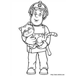 Disegno da colorare: Sam il pompiere (Cartoni animati) #39860 - Pagine da Colorare Stampabili Gratuite
