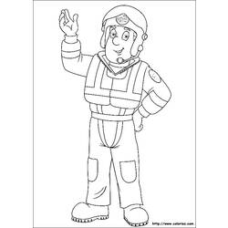Disegno da colorare: Sam il pompiere (Cartoni animati) #39883 - Pagine da Colorare Stampabili Gratuite