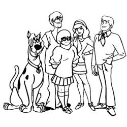 Disegno da colorare: Scooby Doo (Cartoni animati) #31319 - Pagine da Colorare Stampabili Gratuite