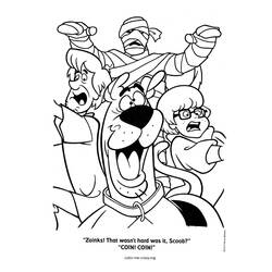 Disegno da colorare: Scooby Doo (Cartoni animati) #31337 - Pagine da Colorare Stampabili Gratuite