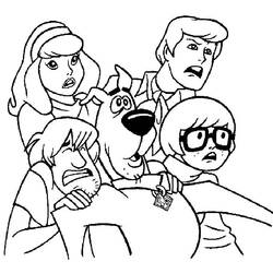 Disegno da colorare: Scooby Doo (Cartoni animati) #31343 - Pagine da Colorare Stampabili Gratuite