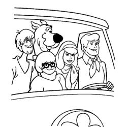 Disegno da colorare: Scooby Doo (Cartoni animati) #31351 - Pagine da Colorare Stampabili Gratuite