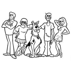 Disegne da colorare: Scooby Doo - Pagine da Colorare Stampabili Gratuite