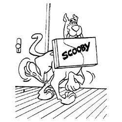 Disegno da colorare: Scooby Doo (Cartoni animati) #31400 - Pagine da Colorare Stampabili Gratuite