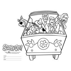 Disegno da colorare: Scooby Doo (Cartoni animati) #31409 - Pagine da Colorare Stampabili Gratuite