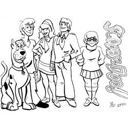 Disegno da colorare: Scooby Doo (Cartoni animati) #31431 - Pagine da Colorare Stampabili Gratuite