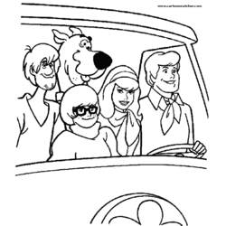 Disegno da colorare: Scooby Doo (Cartoni animati) #31450 - Pagine da Colorare Stampabili Gratuite