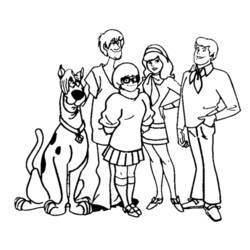 Disegno da colorare: Scooby Doo (Cartoni animati) #31476 - Pagine da Colorare Stampabili Gratuite