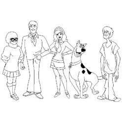 Disegno da colorare: Scooby Doo (Cartoni animati) #31505 - Pagine da Colorare Stampabili Gratuite