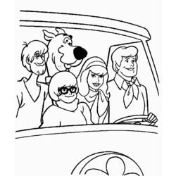 Disegno da colorare: Scooby Doo (Cartoni animati) #31578 - Pagine da Colorare Stampabili Gratuite