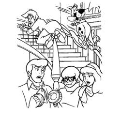 Disegno da colorare: Scooby Doo (Cartoni animati) #31618 - Pagine da Colorare Stampabili Gratuite