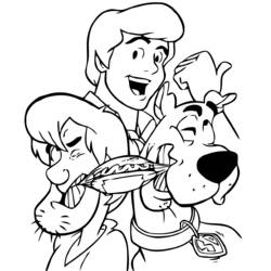 Disegno da colorare: Scooby Doo (Cartoni animati) #31646 - Pagine da Colorare Stampabili Gratuite