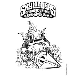 Disegno da colorare: Skylanders (Cartoni animati) #43506 - Pagine da Colorare Stampabili Gratuite