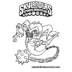 Disegno da colorare: Skylanders (Cartoni animati) #43513 - Pagine da Colorare Stampabili Gratuite