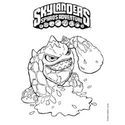 Disegno da colorare: Skylanders (Cartoni animati) #43558 - Pagine da Colorare Stampabili Gratuite