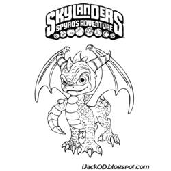 Disegno da colorare: Skylanders (Cartoni animati) #43563 - Pagine da Colorare Stampabili Gratuite