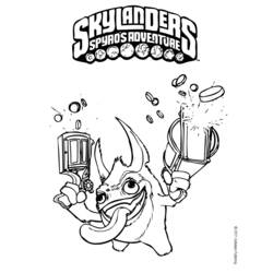 Disegno da colorare: Skylanders (Cartoni animati) #43583 - Pagine da Colorare Stampabili Gratuite