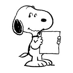 Disegno da colorare: Snoopy (Cartoni animati) #27051 - Pagine da Colorare Stampabili Gratuite