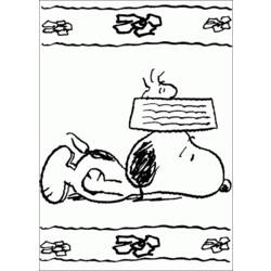 Disegno da colorare: Snoopy (Cartoni animati) #27063 - Pagine da Colorare Stampabili Gratuite