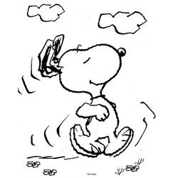 Disegno da colorare: Snoopy (Cartoni animati) #27069 - Pagine da Colorare Stampabili Gratuite