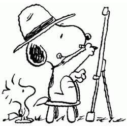 Disegno da colorare: Snoopy (Cartoni animati) #27070 - Pagine da Colorare Stampabili Gratuite